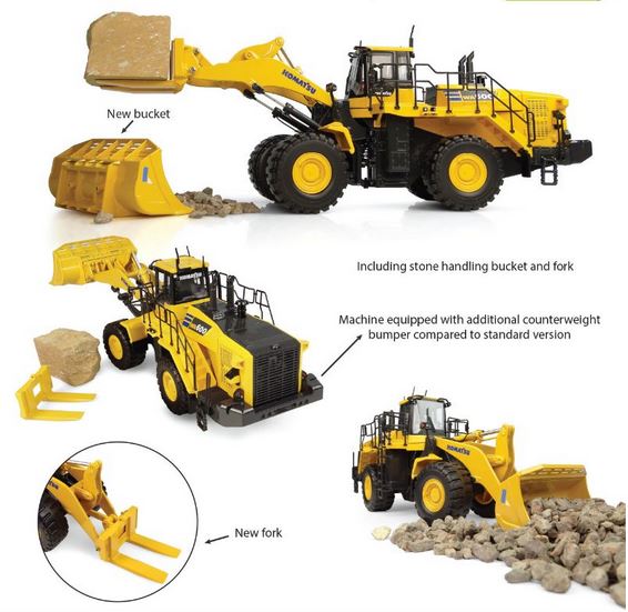 Komatsu WA600-8 Stone Handler - 1:50